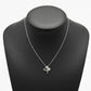 925 Silver Triple Pendant Necklace