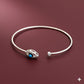 925 Silver Evil Eye Bangle
