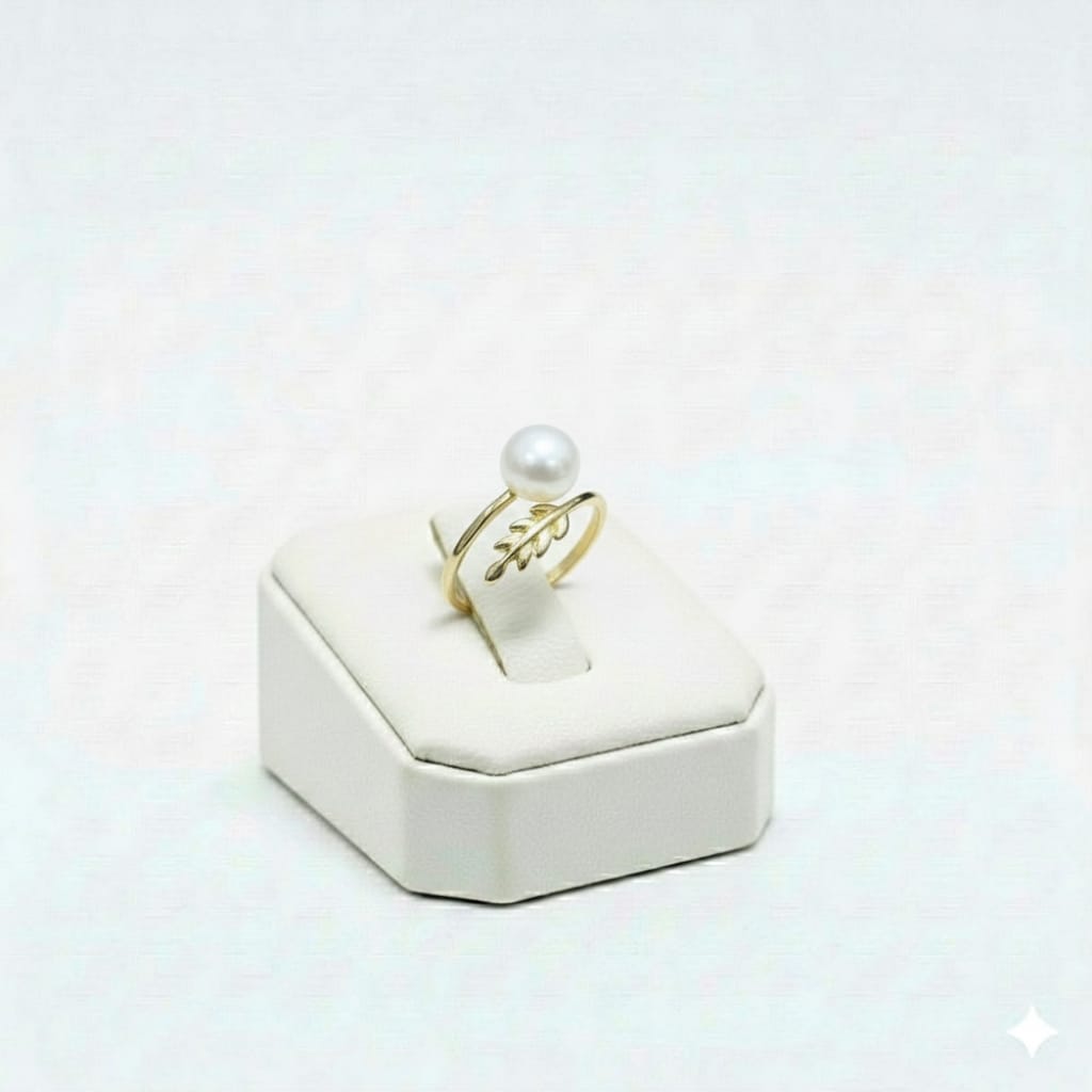 925 Silver White Pearl Ring