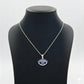 925 Silver Blue Evil Eye Necklace