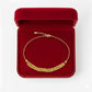 18K Real Gold Double Layer Rope Bracelet