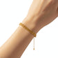 18K Real Gold Double Layer Rope Bracelet