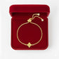 18K Gold Rob Clove Pendant With 18K Gold Plated Chains