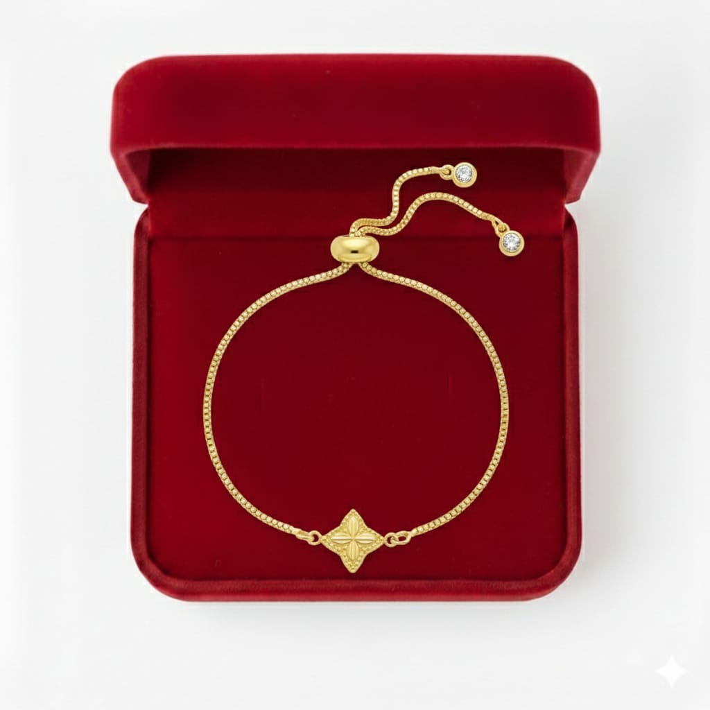18K Gold Rob Clove Pendant With 18K Gold Plated Chains