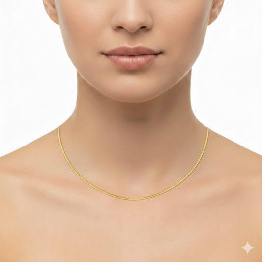 18k Gold Foxtail Chain
