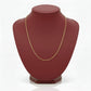 18K Real Gold Box Chain