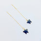 18K Real Saudi Gold Butterfly Tictac Earrings 008