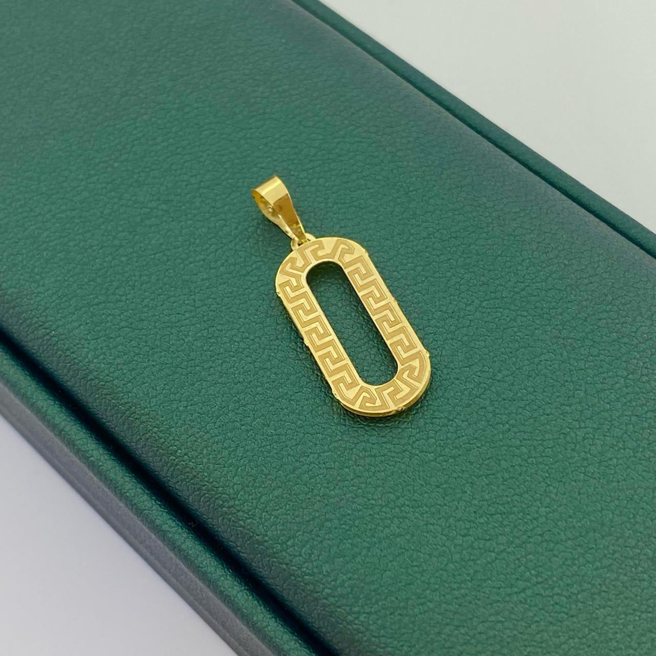 18k Clip Style Pendant