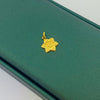 18k Gold Flower Style Star Pendant