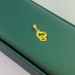 18k Two Heart Lovely Pendant