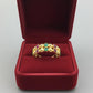 21k Gold Multi-Color Stone RIng