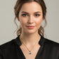 18k Gold Amulet Stone Necklace
