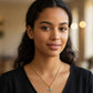 18k Gold Plain Amulet Necklace