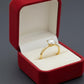 18k Gold Minimalist Stone RIng