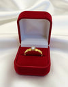18k Gold Engagement Single Stone Ring