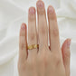 18k Gold Money Ring