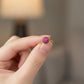 18K Real Gold Pink Swarovski Chain Ring