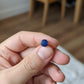18K Gold Navy Blue Swarovski Chain Ring