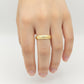 18K Real Saudi Gold Simple Ring