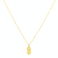 18k Gold Infinity Dot Necklace