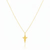 18K Real Gold Jesus Necklace
