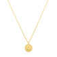 18K Real Gold Coin Necklace