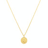 18K Real Gold Coin Necklace
