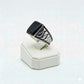 25 Silver Cobra Inspired Stone Ring