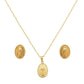18k Gold Mary Jewelry Set