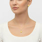 18k Gold Sea Shell Half Set