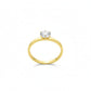 18k Gold Minimalist Stone RIng