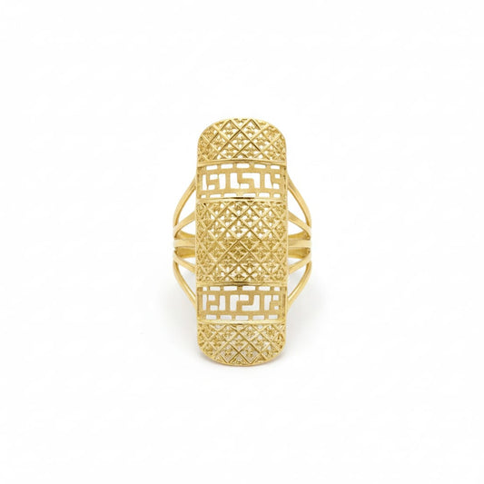18k Gold Power Maze Ring
