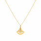 18k Gold Web Design Necklace