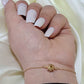 18K Real Gold Blue Sapphire Dragon Eye bracelet - Embellish Gold