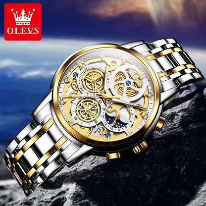 OLEVS 9947 Stainless Steel Men's Watch