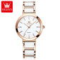 OLEVS 5877 Luxury Stainless Steel Watch for Women