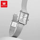OLEVS 3692 Quartz Wristwatch Gifts Fashion Vintage Square Ultra Thin Ladies Watches
