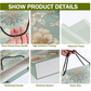 Product details including a three-strand rope handle, high-definition printing, iridescent tissue, reinforced handle, reinforce bottom, and heavy duty construction.