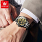 OLEVS 9947 Stainless Steel Men's Watch