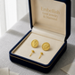 18K Real Gold  Rose Earrings