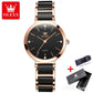 OLEVS 5877 Luxury Stainless Steel Watch for Women