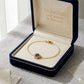18K Real Gold Blue Sapphire Dragon Eye Bracelet-c