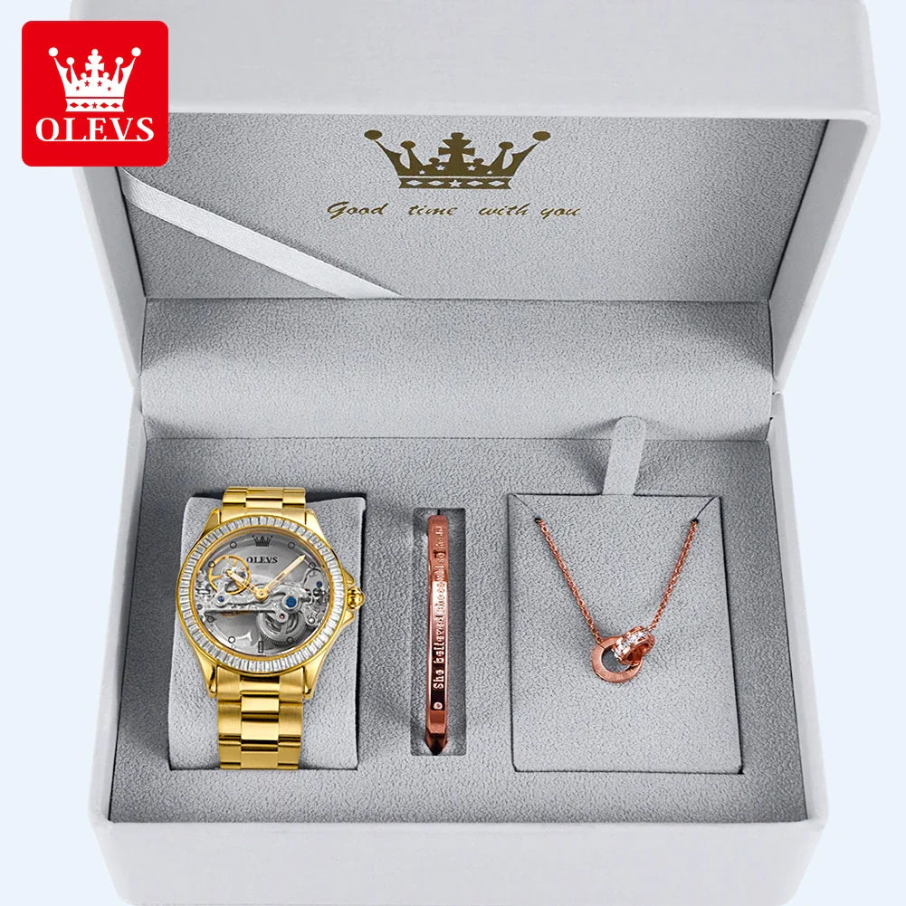 OLEVS 6699 Gold Watch for Women
