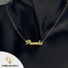 18K Gold 5 Letters Customize Necklaces