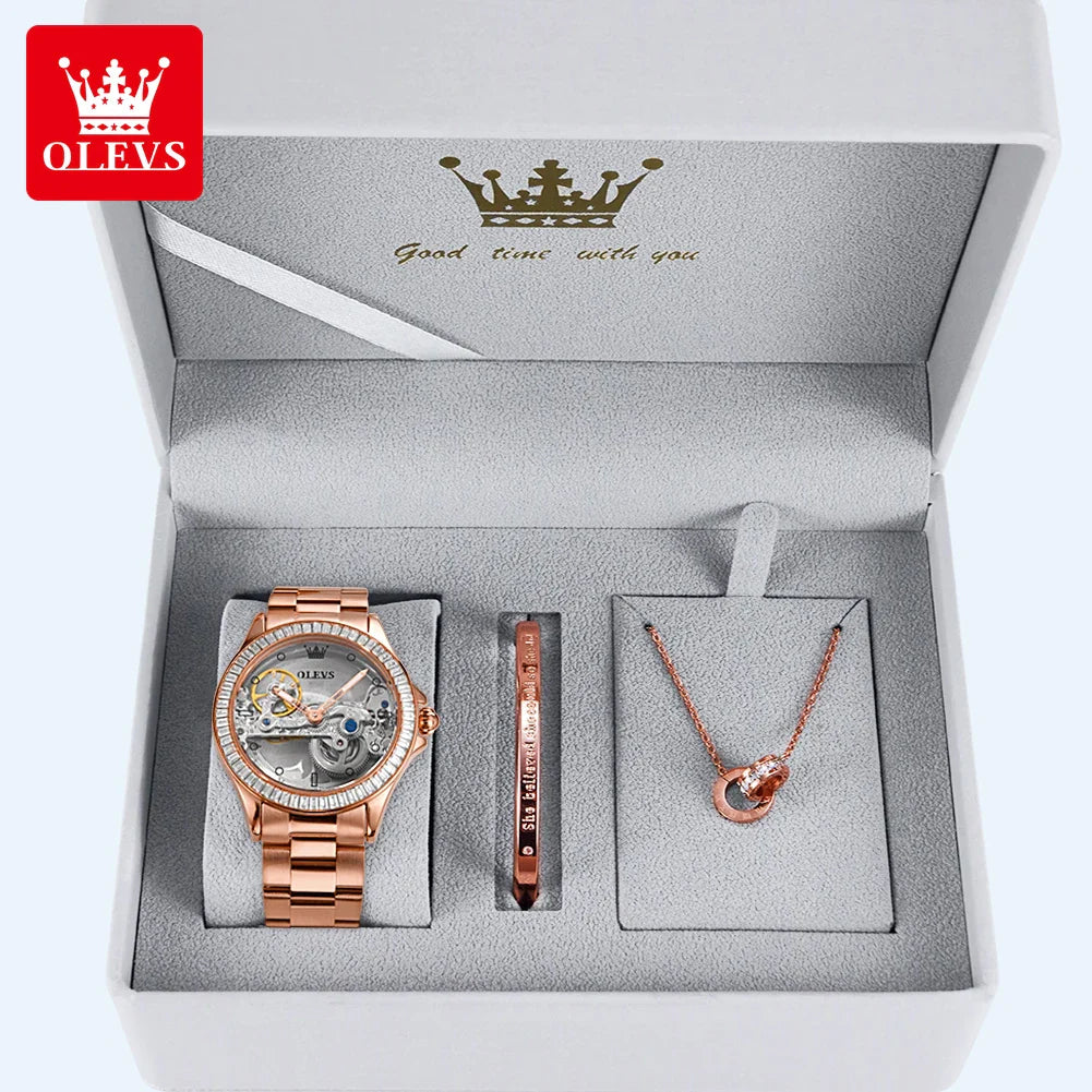 OLEVS 6699 Gold Watch for Women
