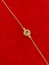 18K Real Gold Red Dragon Eye bracelet - Embellish Gold