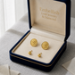 18K Real Gold CC Earrings