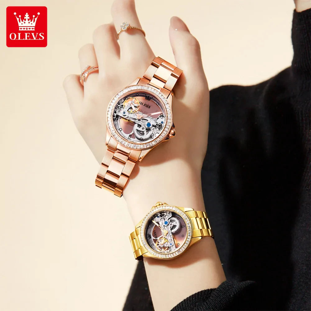 OLEVS 6699 Gold Watch for Women