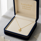 18K Real Gold Nail Necklace