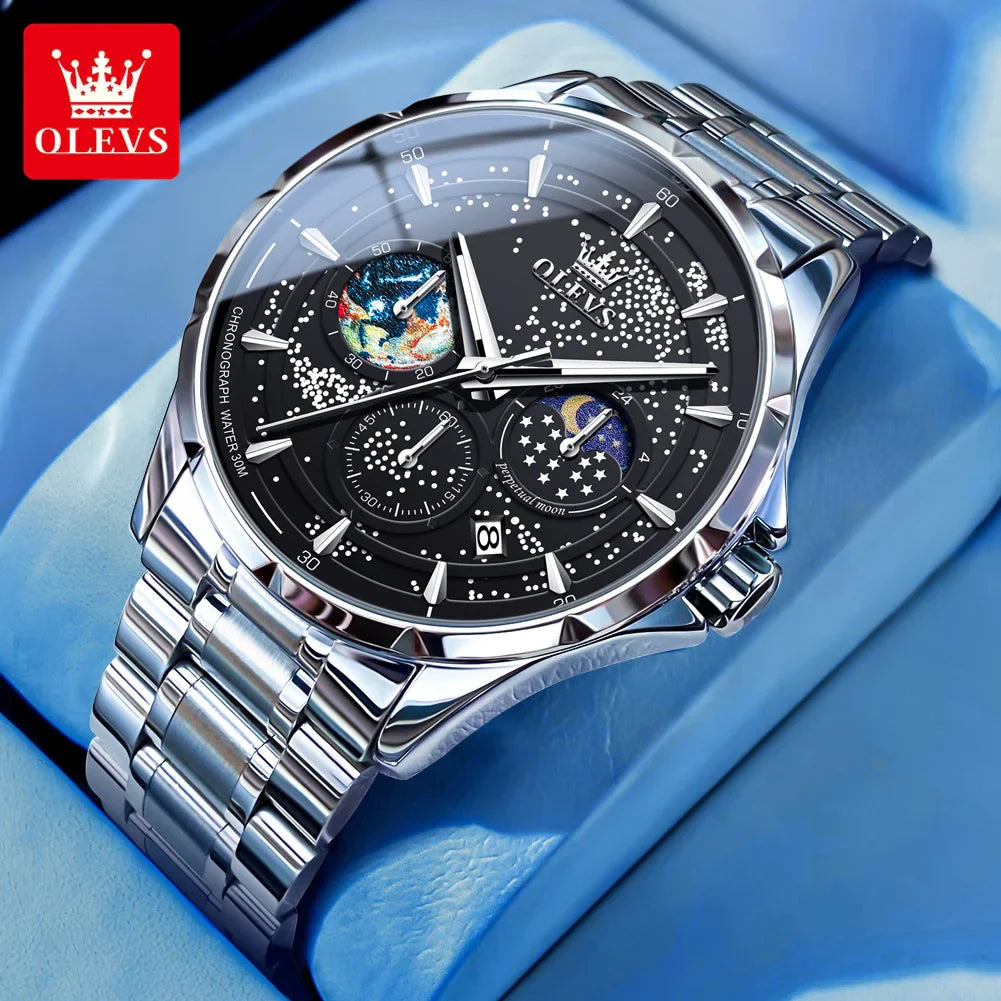 OELVS 5538 Steel Strap Men's Watch